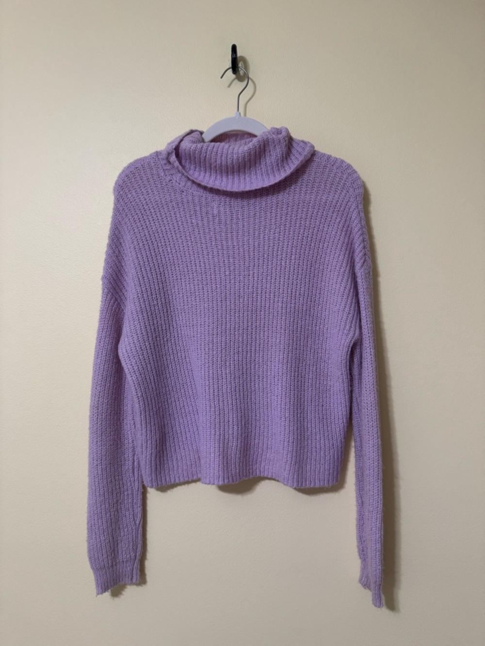 SO Lavender Turtleneck Sweater - Women's Knit